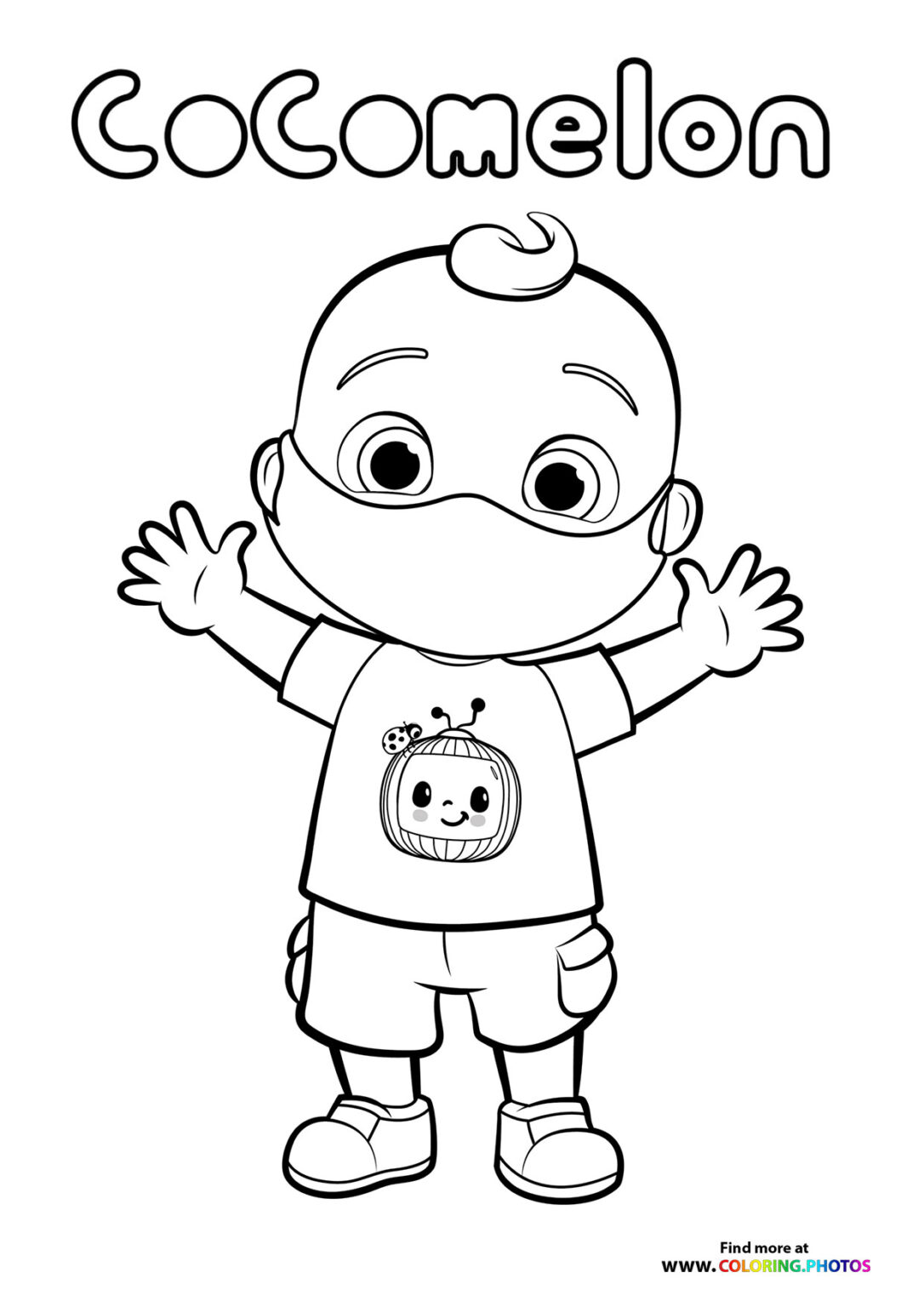 Cocomelon Coloring Pages Jj