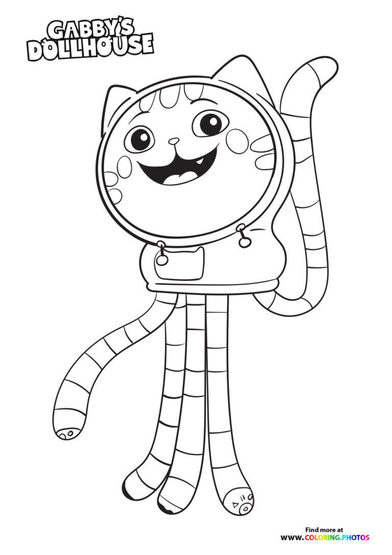 Gaby s Dollhouse All Characters Coloring Pages For Kids
