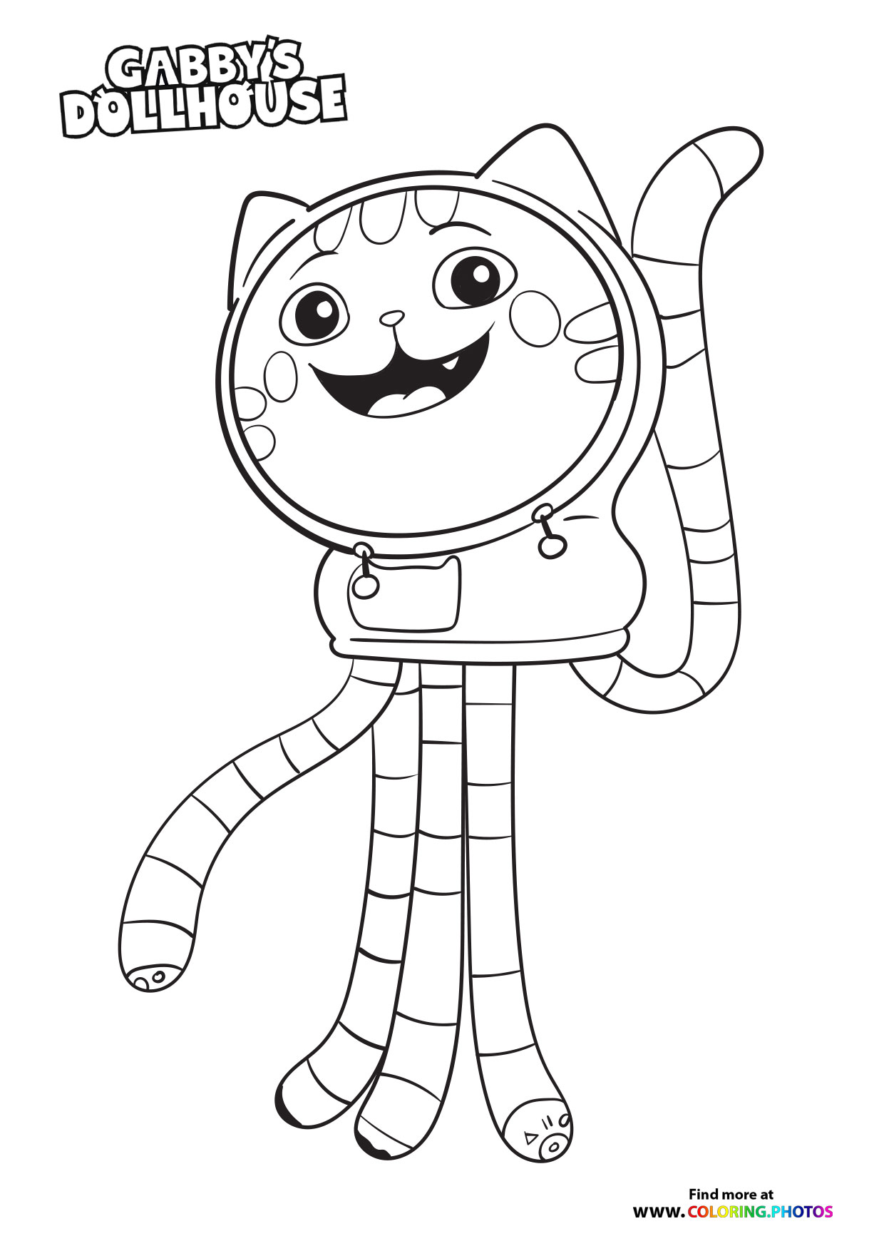 Gabbys Dollhouse Coloring Pages Gabby s Dollhouse Printable Coloring Pages Klikplayer
