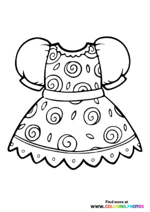 Princess dress with circles