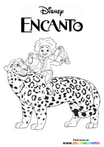 coloring pages for kids encanto
