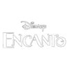 Disney Encanto logo coloring page