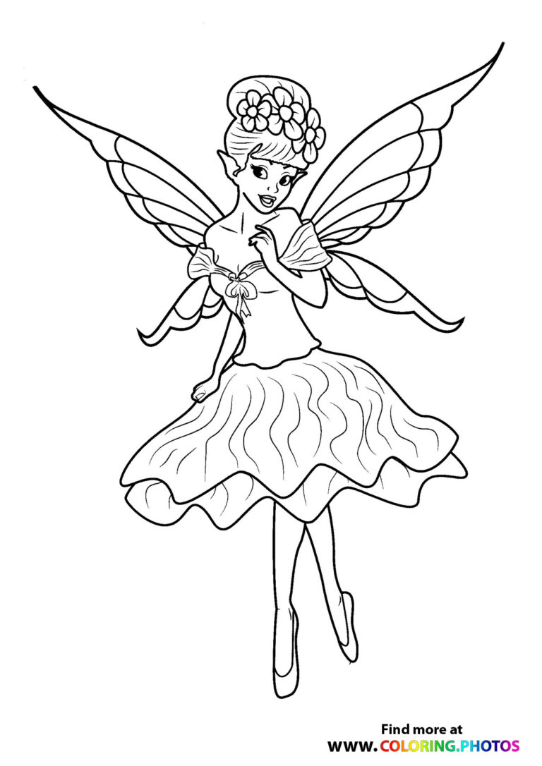 Fairies - Coloring Pages for kids