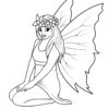 Fairy with a flower crown