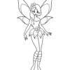 Fairy with a flower dress