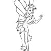 Fairy with leaves