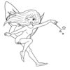 Fairy with start magic wand