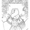 forgotten island jo raissa friendship coloring page