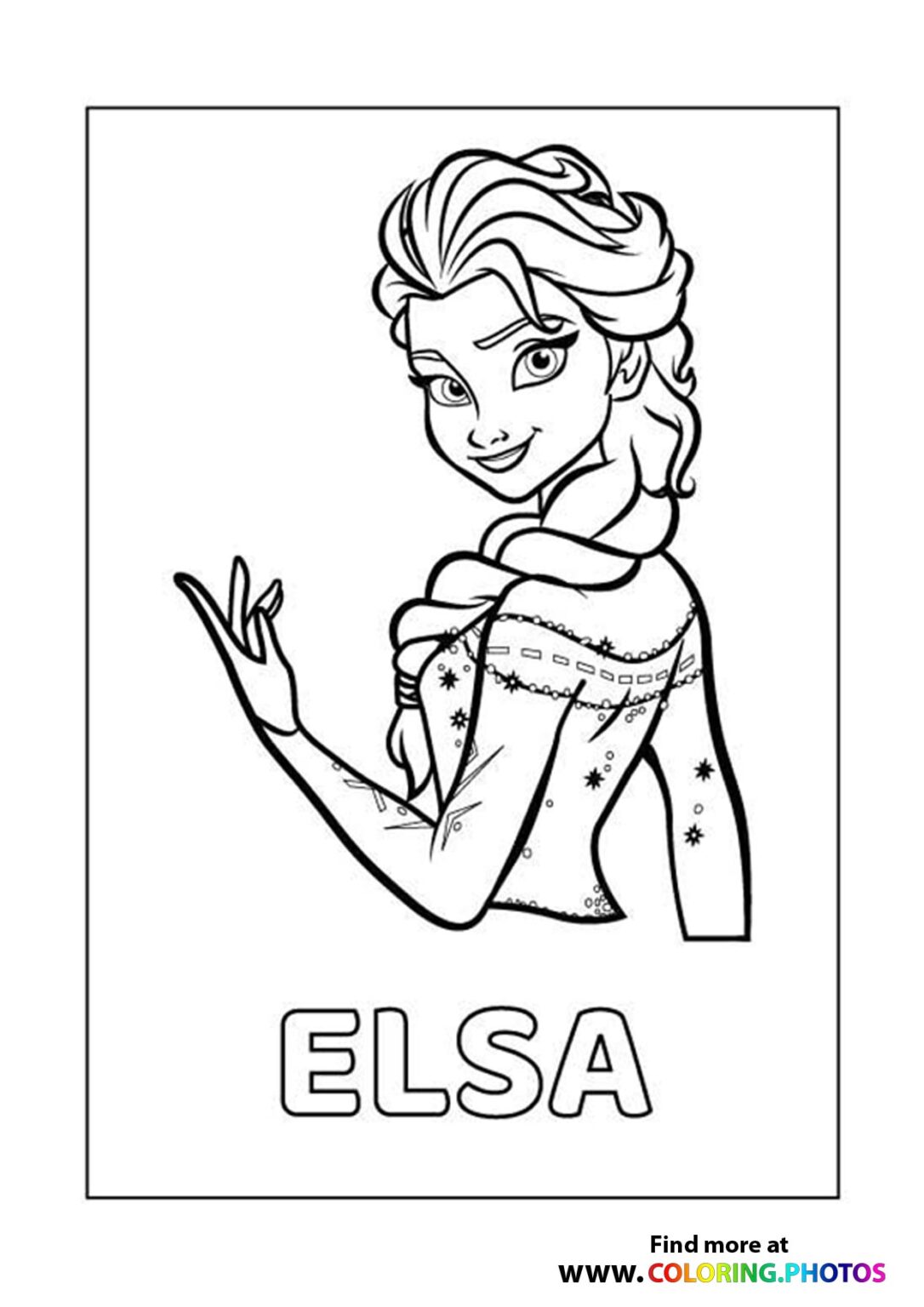 Mirabel's sister - Encanto - Coloring Pages for kids