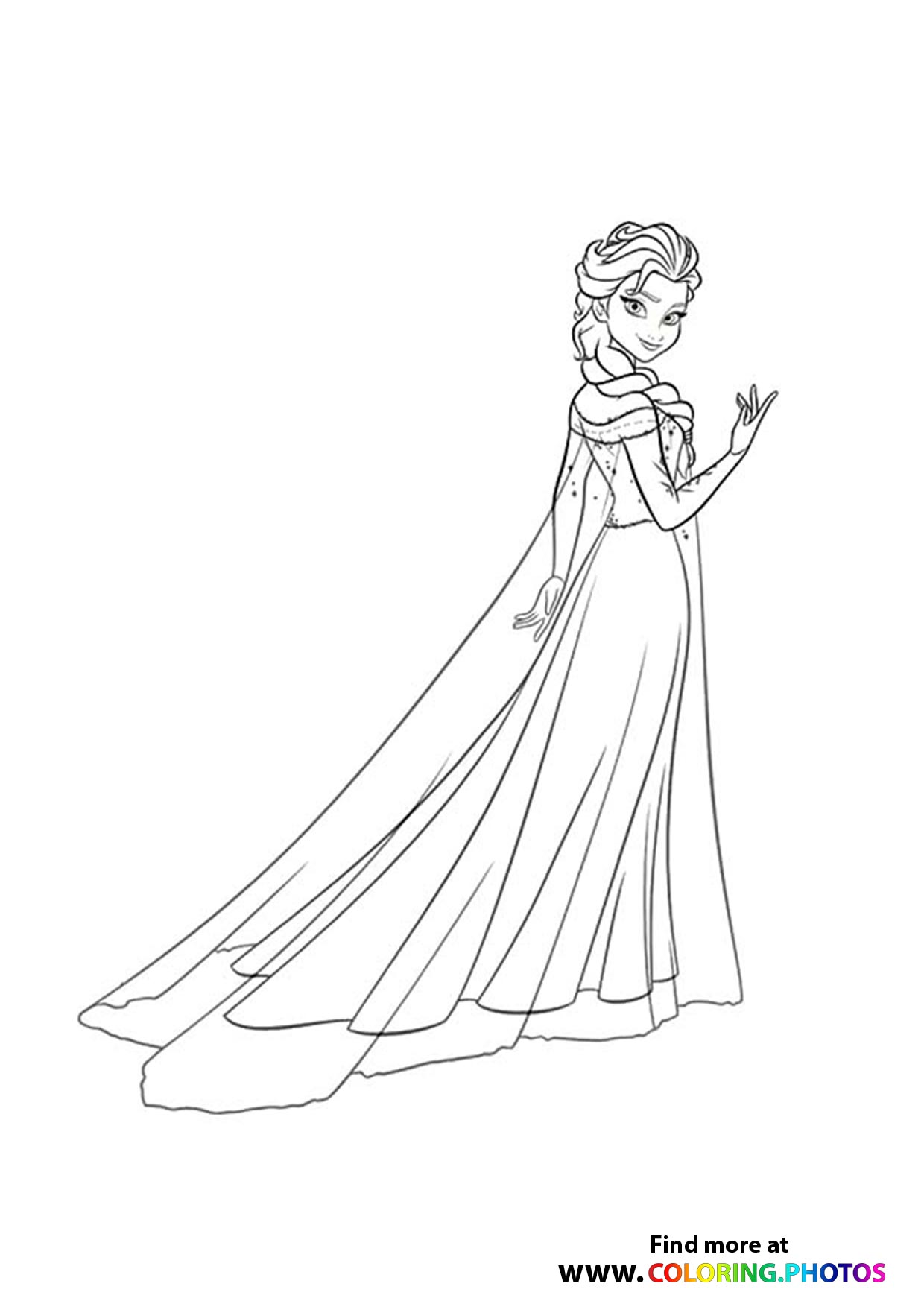 55 Princess Coloring Pages Frozen Elsa  Latest