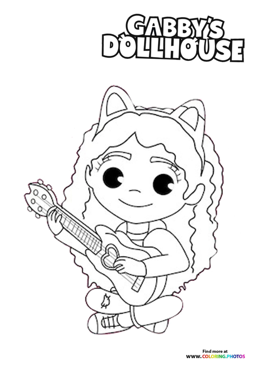 Gaby s Dollhouse Coloring Pages Free And Easy Printable Coloring Sheets