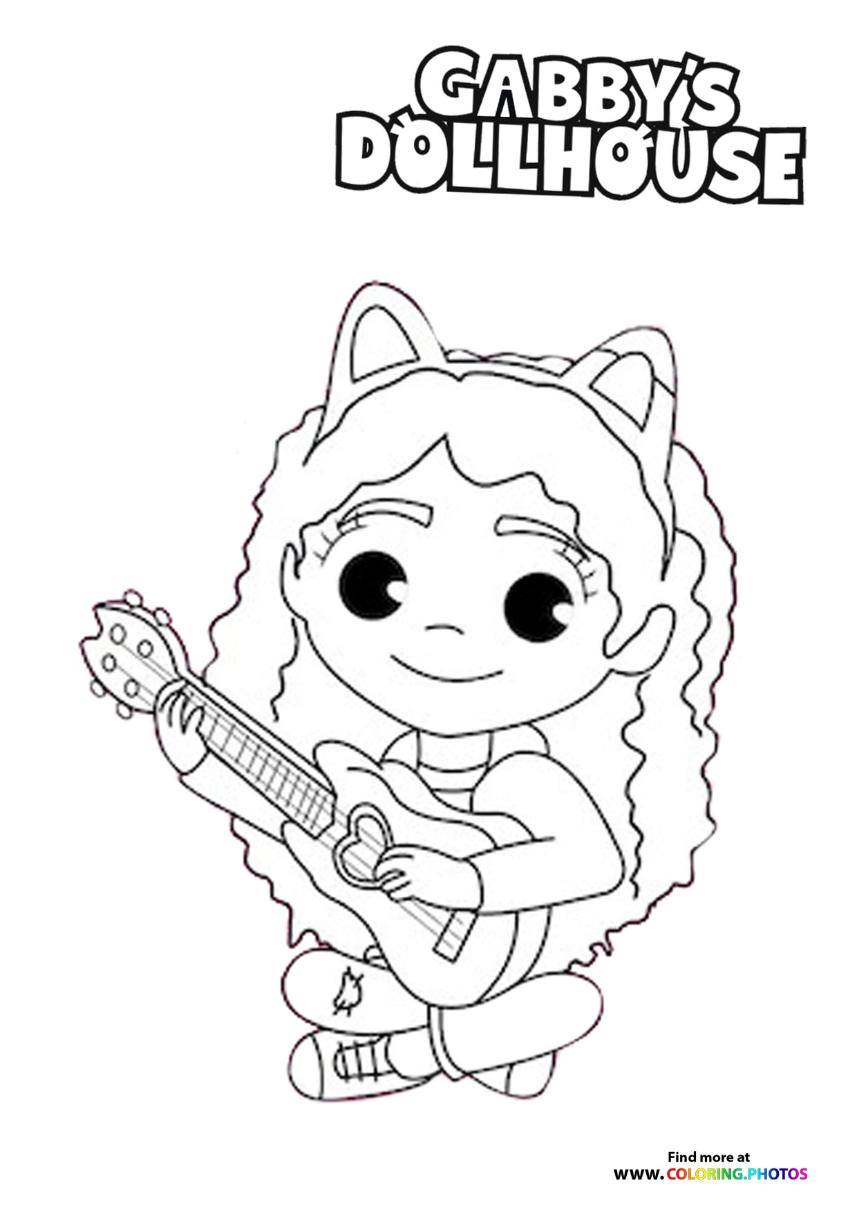 Gaby s Dollhouse Coloring Pages Free And Easy Printable Coloring Sheets