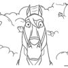Horse coloring page