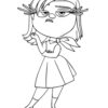Inside Out Disgust Coloring Page