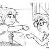 jo and raissa friendship coloring page