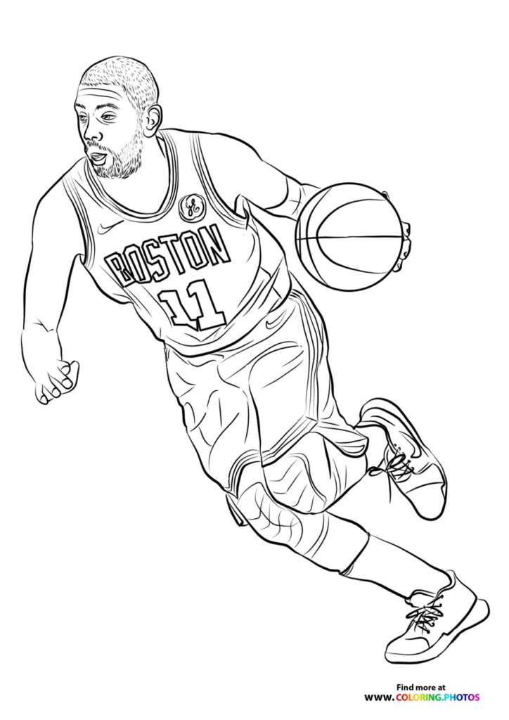 kyrie irving - Coloring Pages for kids