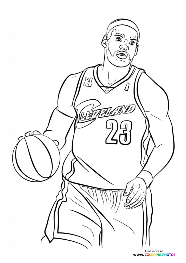 lebron james - Coloring Pages for kids