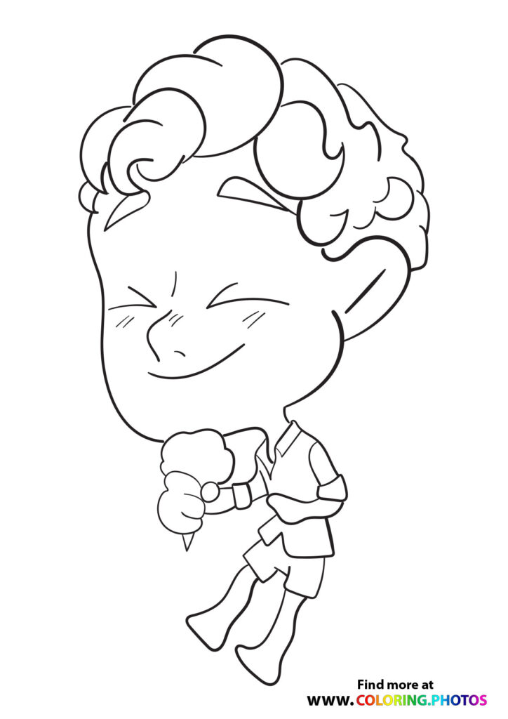 Sweet Luca eating Ice-cream