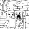 inecraft friends coloring page