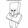Minecraft Characters coloring page