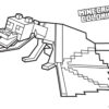 Minecraft Dragon coloring page