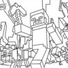 Minecraft Universe coloring page