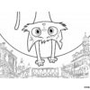 nero hanging venice coloring page