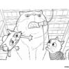 nero rocco cats gatto coloring page