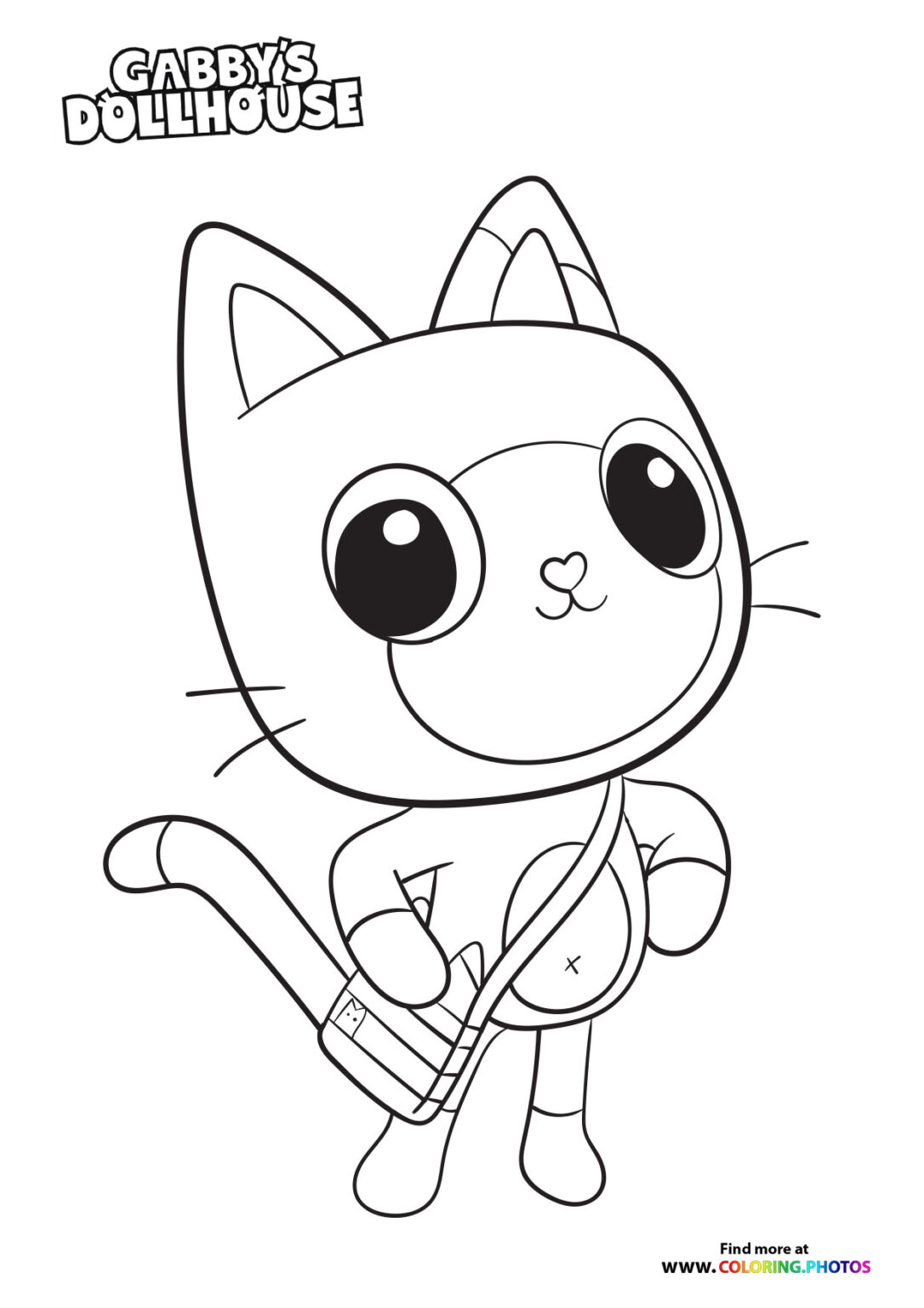 Printable Coloring Gabby s Dollhouse Coloring Pages Printable Templates