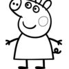 Peppa Pig coloring page