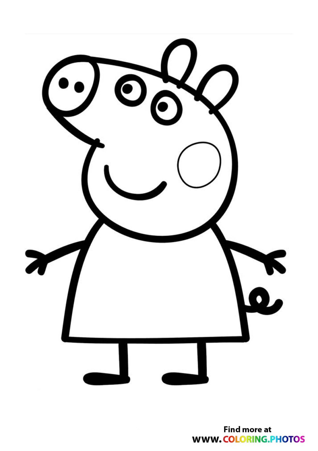 Peppa Pig - Coloring Pages for kids