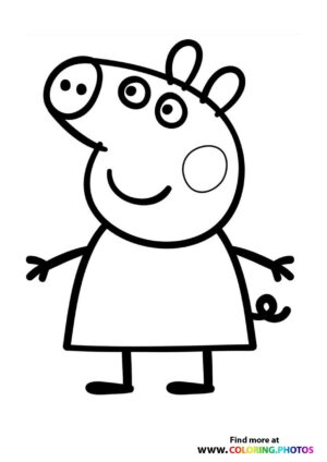 Peppa Pig coloring page