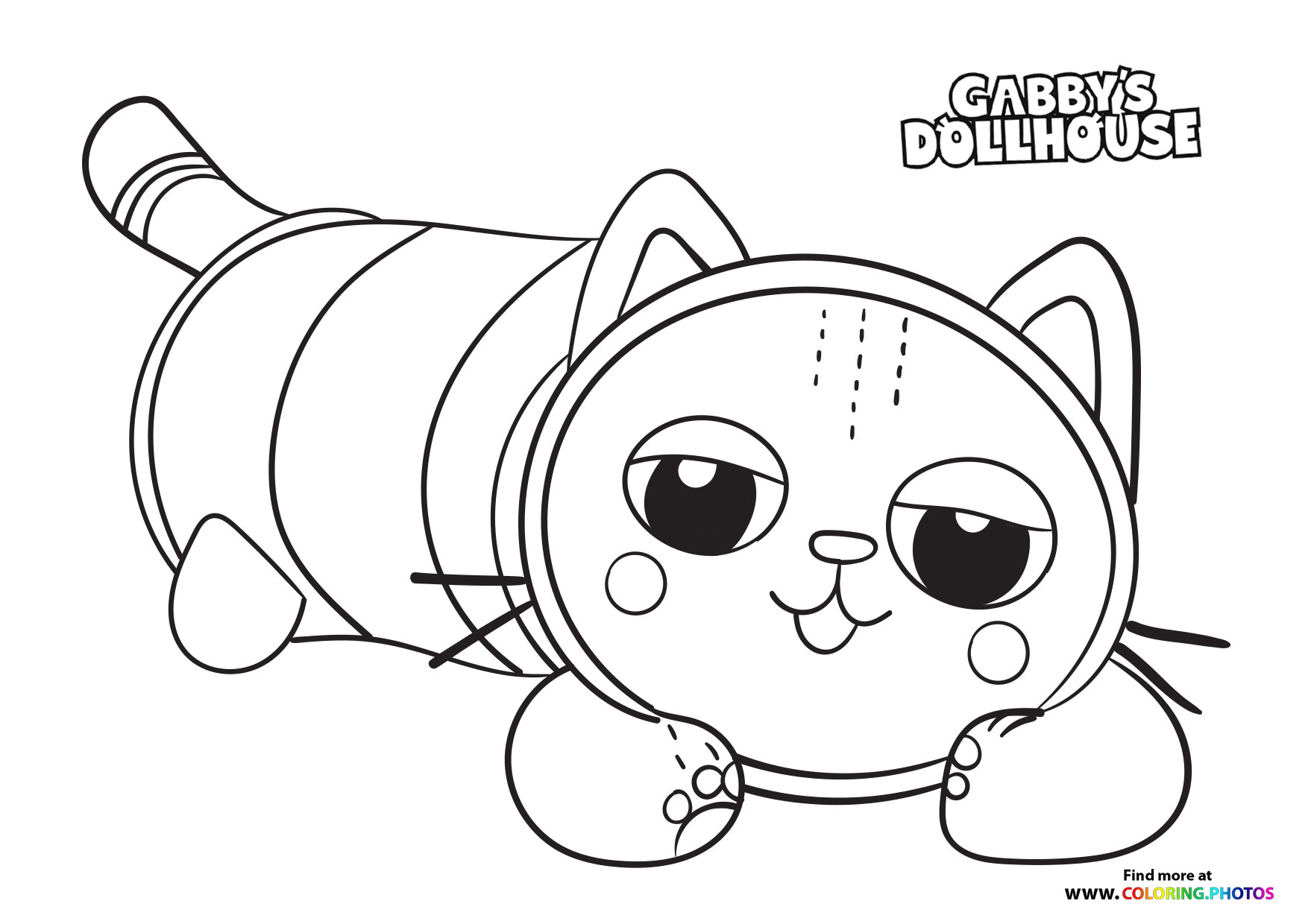 Gabby s Dollhouse Printable Coloring Pages