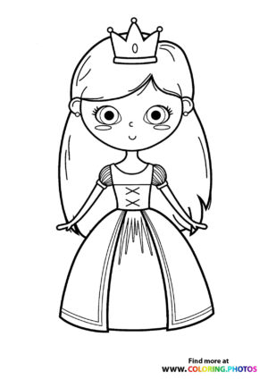 Princesses - Coloring Pages for kids | Free and easy print or download