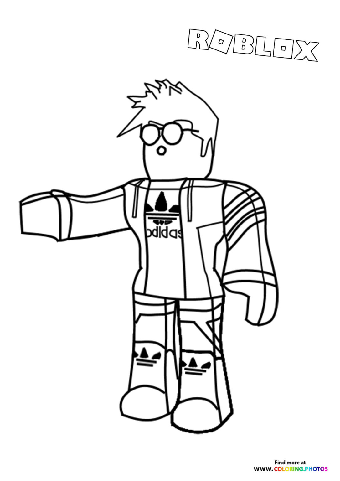 Roblox coloring pages | Free printable sheets for kids from Roblox game