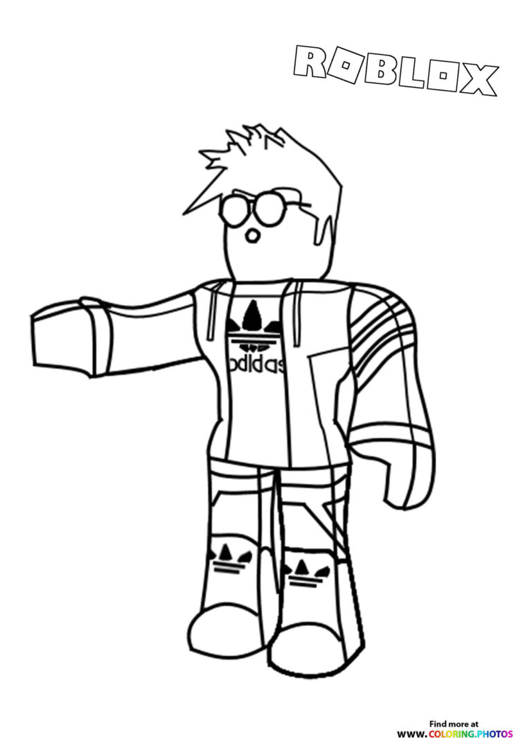 Roblox coloring pages | Free printable sheets for kids from Roblox game