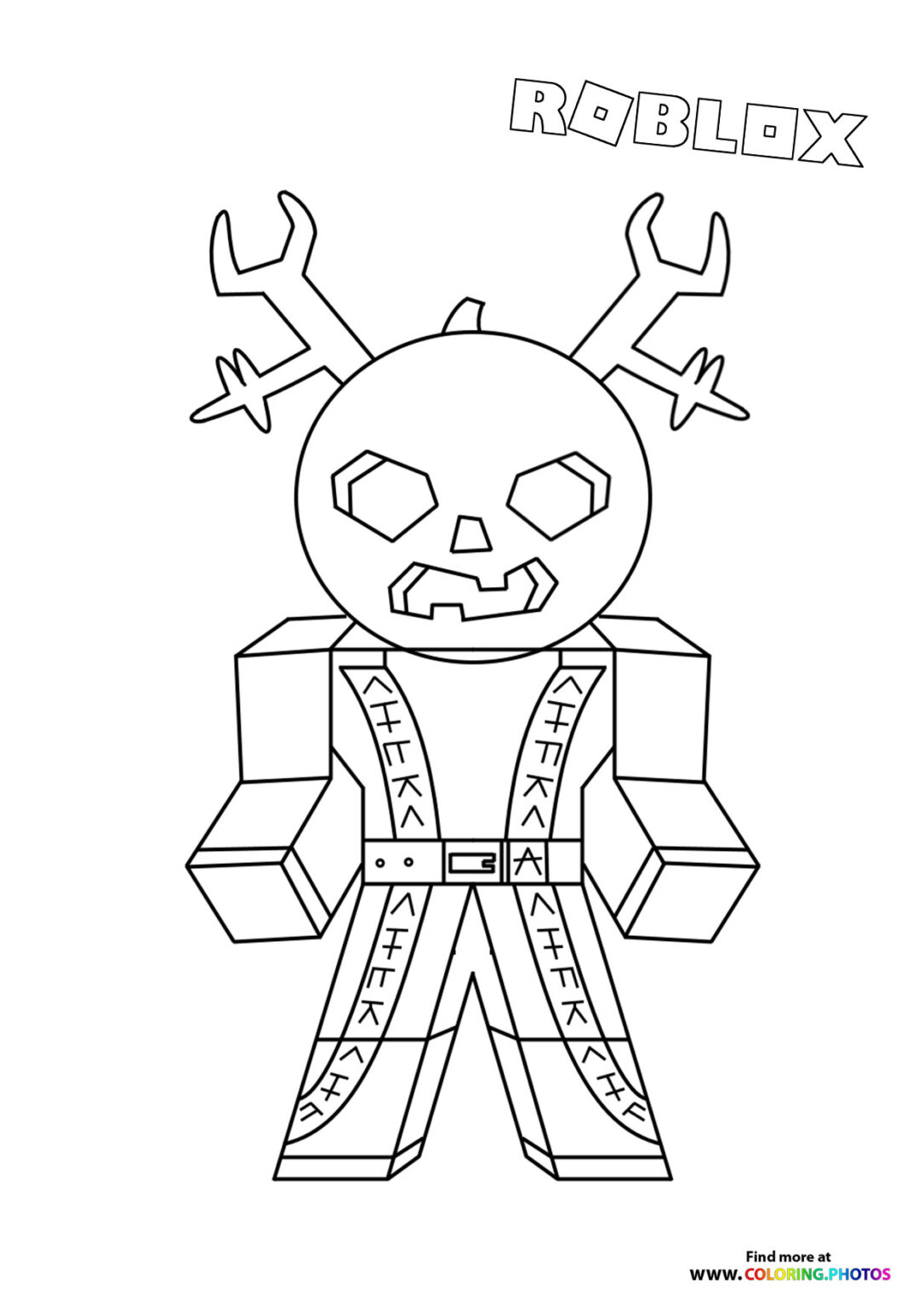 Roblox coloring pages | Free printable sheets for kids from Roblox game