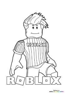 Roblox coloring pages | Free printable sheets for kids from Roblox game