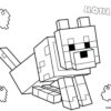Roblox dog coloring page