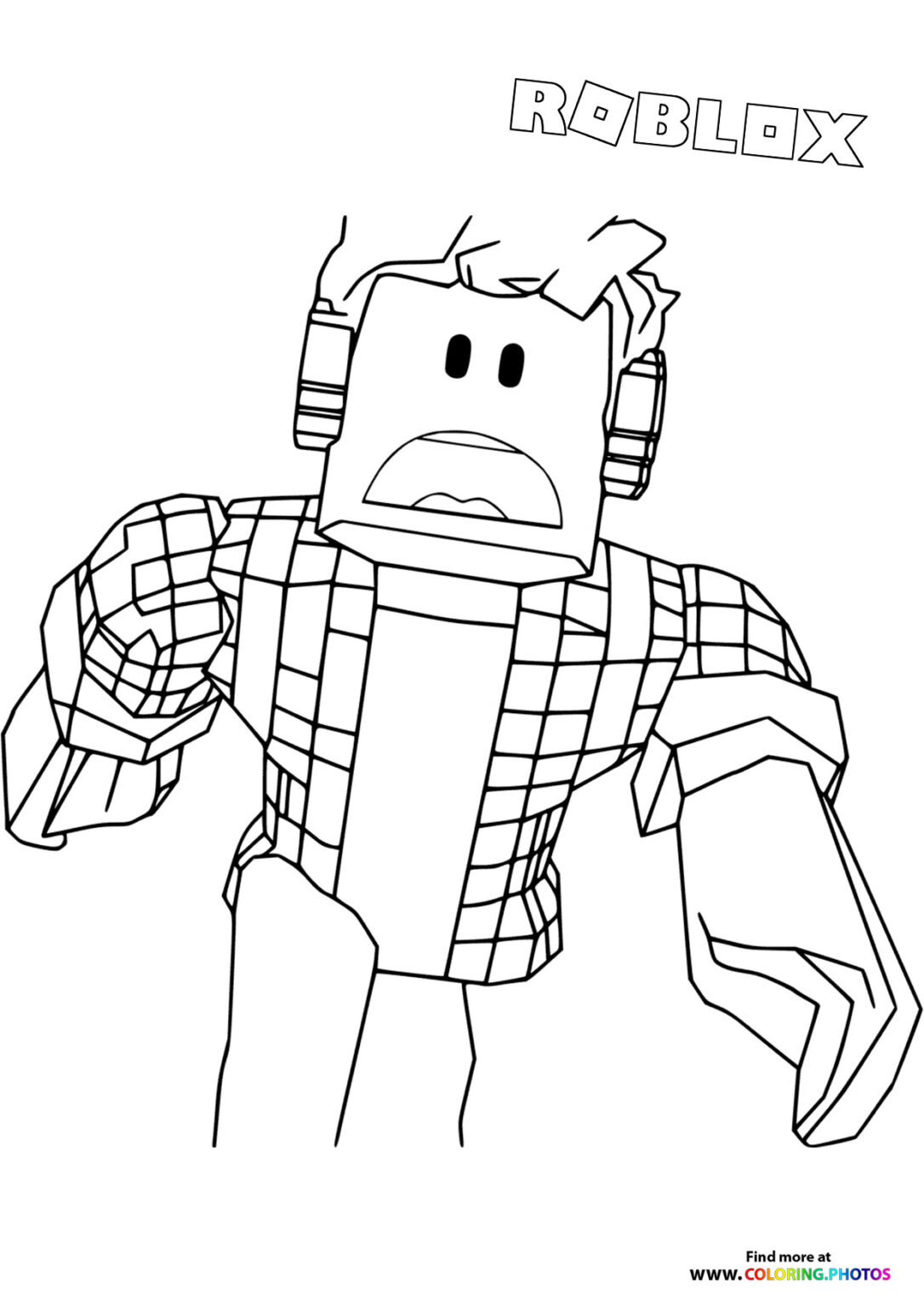 Coloring Pages Of Roblox Coloring Pages