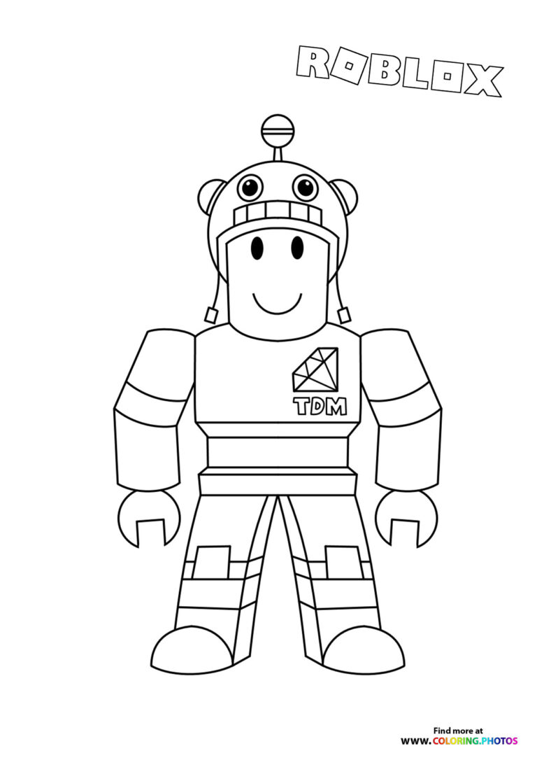 TDM character - Coloring Pages for kids