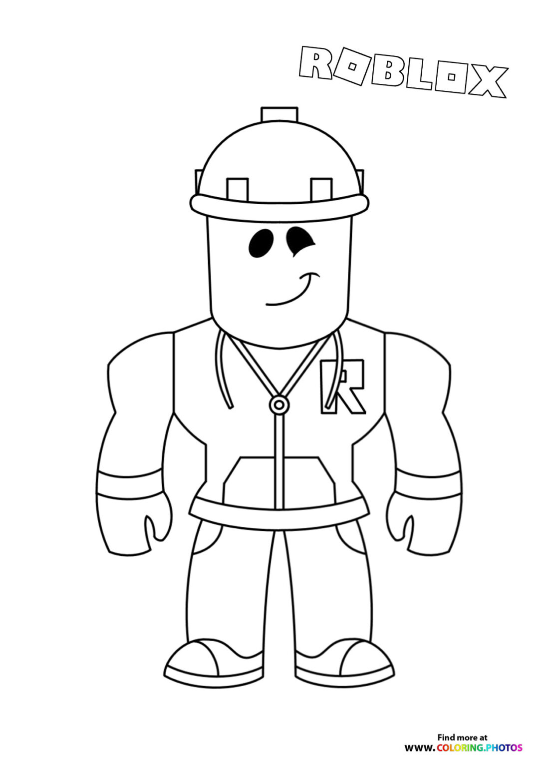 Roblox coloring pages | Free printable sheets for kids from Roblox game