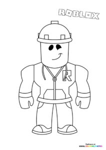 Roblox coloring pages | Free printable sheets for kids from Roblox game