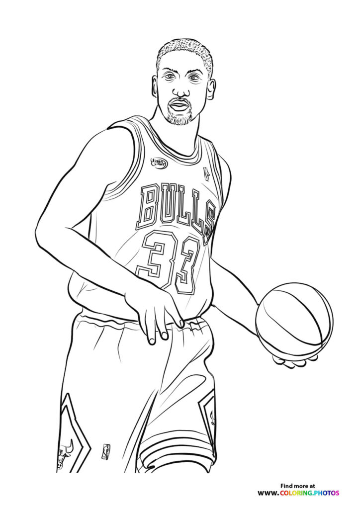 scottie pippen - Coloring Pages for kids