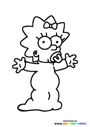 The Simpsons - Coloring Pages for kids | Free and easy print or donwload