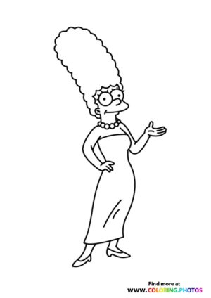 the simpsons coloring pages for kids free and easy print or donwload