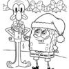 SpongeBob and Squidward coloring page