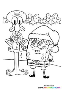 30 ++ Coloring Page Spongebob And Squidward Coloring Squidward Spongebob Pages Library Clipart Detailed Color