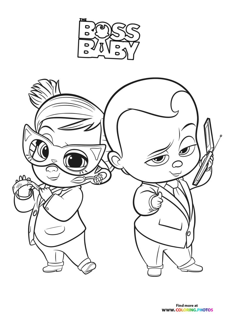 The Boss Baby - Family Business - Coloring Pages for kids | Free print