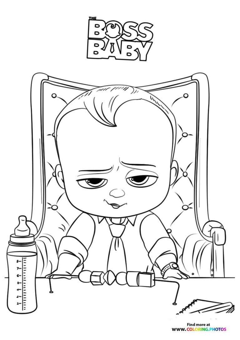 The Boss Baby - Family Business - Coloring Pages for kids | Free print